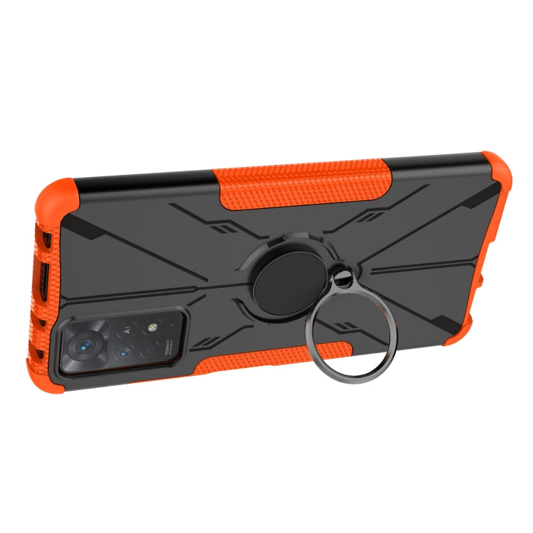 For Xiaomi Redmi Note 11 Pro 5G Armor Bear Shockproof PC + TPU Phone Case with Ring