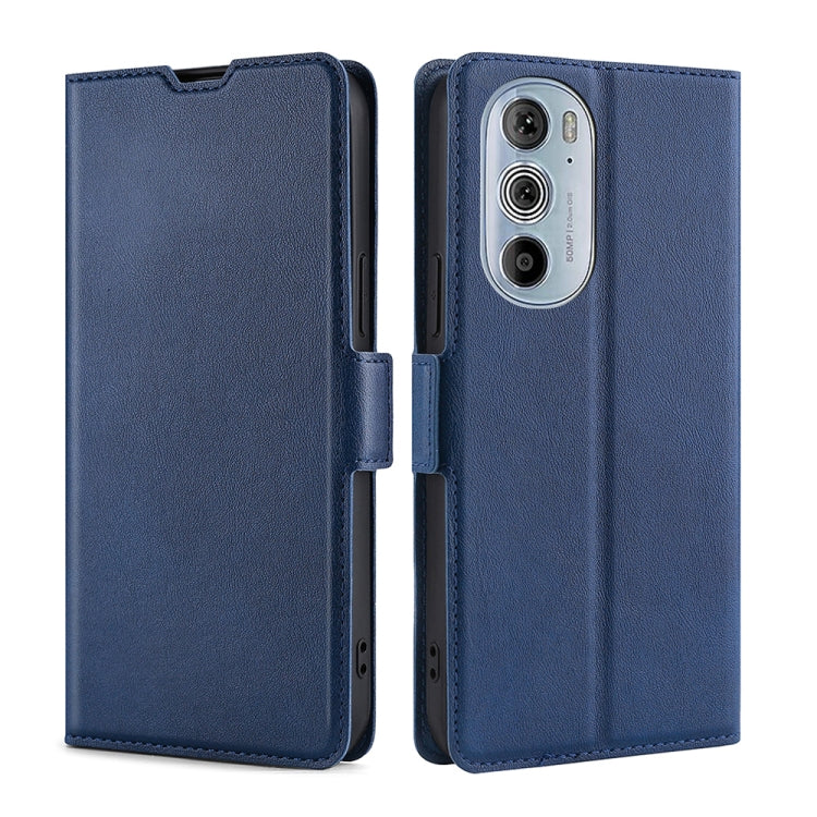 For Motorola Moto Edge+ 2022 / Edge 30 Pro Ultra-thin Voltage Side Buckle Leather Phone Case