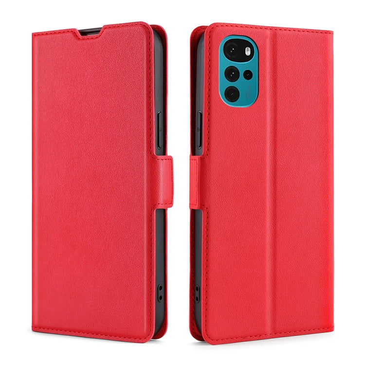 For Motorola Moto G22 Ultra-thin Voltage Side Buckle Leather Phone Case