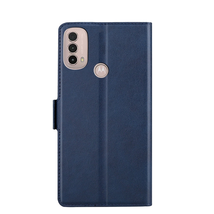For Motorola Moto E40 Ultra-thin Voltage Side Buckle Leather Phone Case