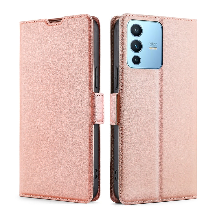 For vivo S12 Pro 5G / V23 Pro Ultra-thin Voltage Side Buckle Leather Phone Case