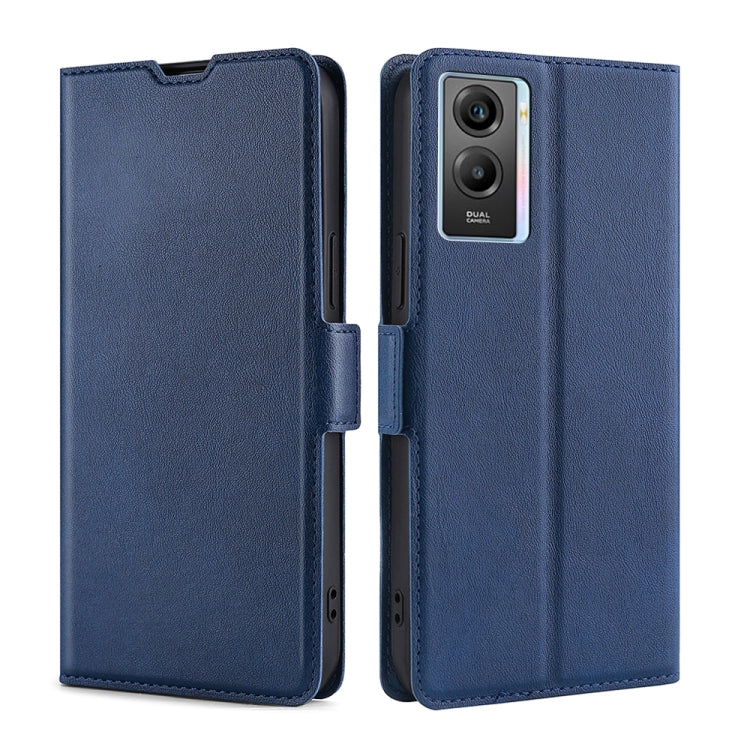 For vivo Y55S 5G Ultra-thin Voltage Side Buckle Leather Phone Case