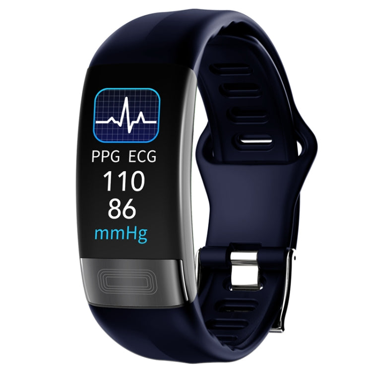 P11 Plus 0.96 inch Screen ECG+HRV Smart Health Bracelet, Support Body Temperature, Dynamic Heart Rate, ECG Monitoring, Blood Oxygen Monitor