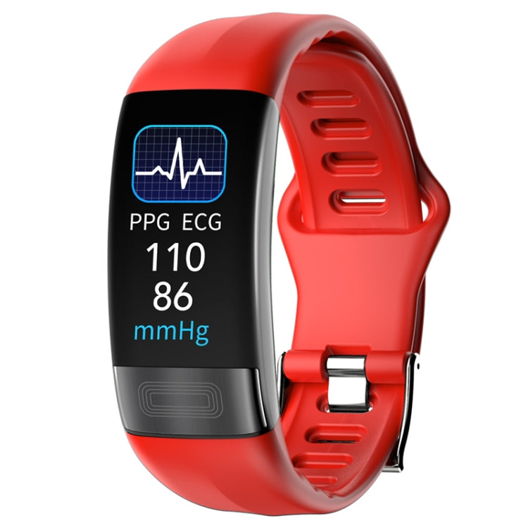 P11 Plus 0.96 inch Screen ECG+HRV Smart Health Bracelet, Support Body Temperature, Dynamic Heart Rate, ECG Monitoring, Blood Oxygen Monitor