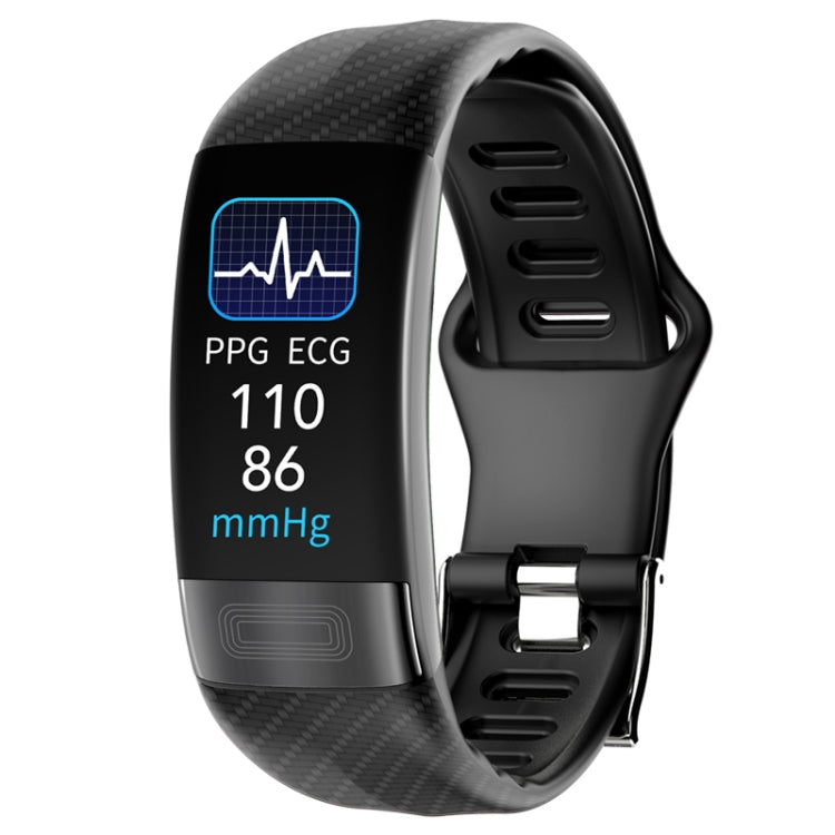 P11 Plus 0.96 inch Screen ECG+HRV Smart Health Bracelet, Support Body Temperature, Dynamic Heart Rate, ECG Monitoring, Blood Oxygen Monitor