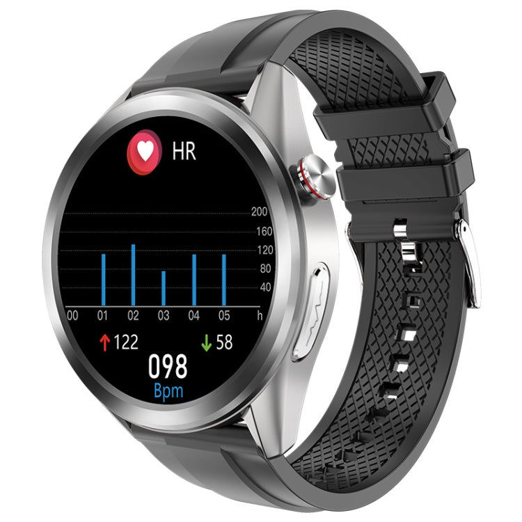 W10 1.3 inch Screen PPG & ECG Smart Health Watch, Support Heart Rate/Blood Pressure Monitoring, ECG Monitoring, Blood Oxygen/Body Temperature Monitoring