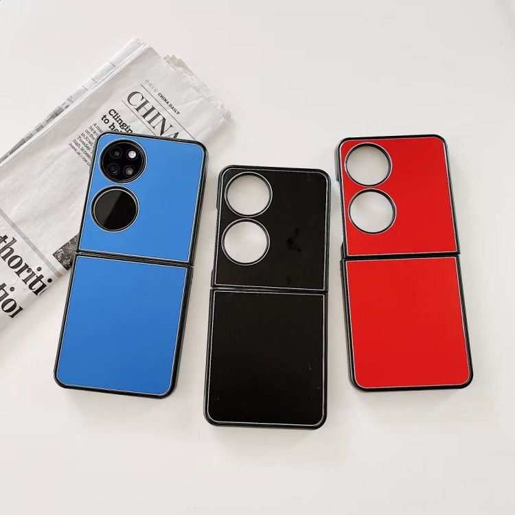 For Huawei P50 Pocket Aluminum Alloy Folding Phone Case(Black)