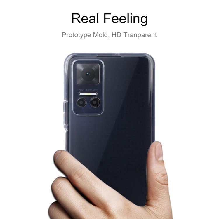 For Honor Play6T 0.75mm Ultra-thin Transparent TPU Phone Case