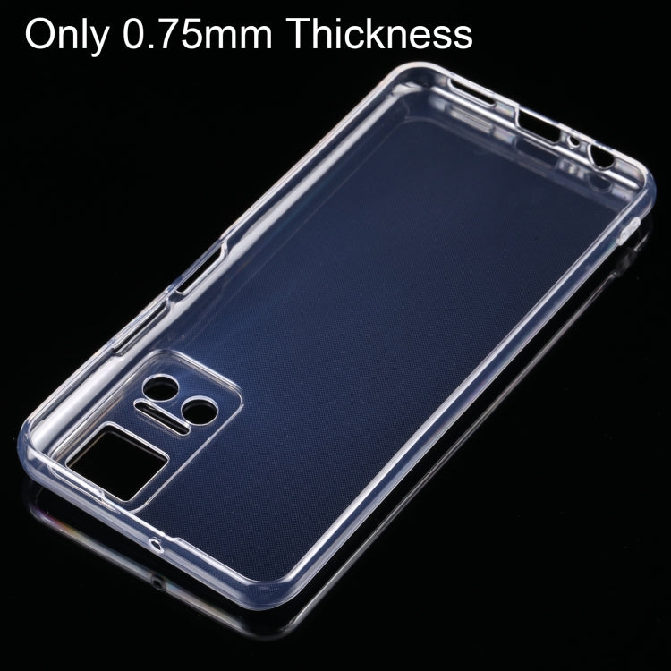 For Honor Play6T 0.75mm Ultra-thin Transparent TPU Phone Case