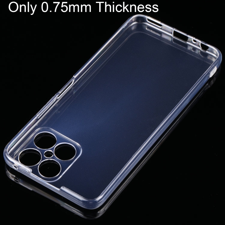 For Honor X8 0.75mm Ultra-thin Transparent TPU Phone Case
