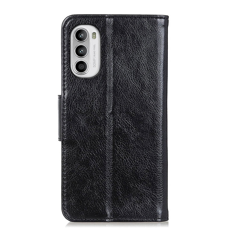 For Motorola Moto G52 Nappa Texture Horizontal Flip Leather Phone Case