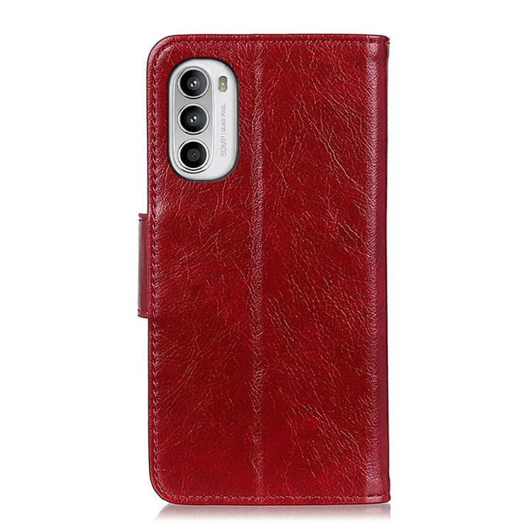 For Motorola Moto G52 Nappa Texture Horizontal Flip Leather Phone Case