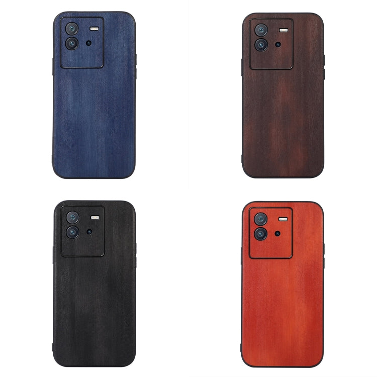 For vivo iQOO Neo6 Yellow Cow Texture PU Phone Case