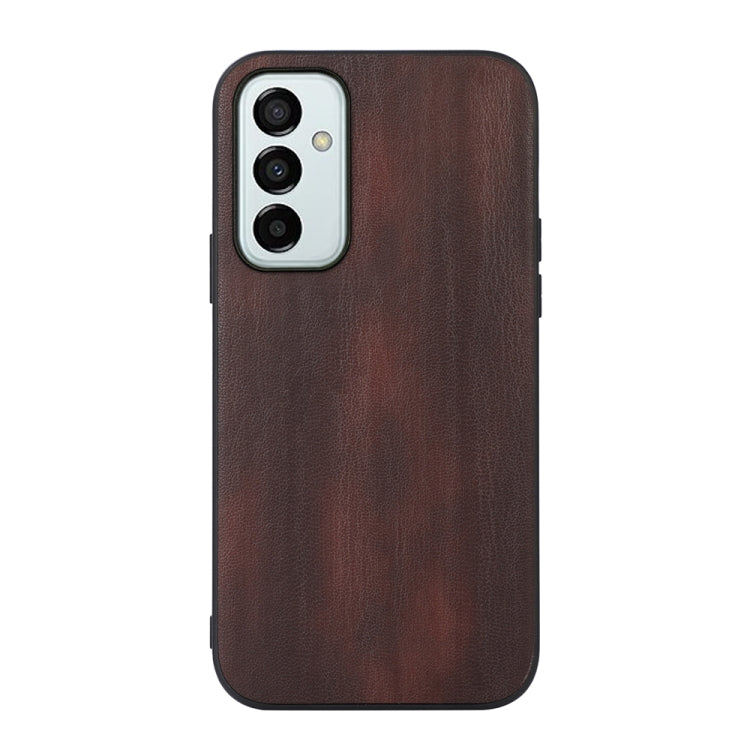 For Samsung Galaxy M23 / F23 5G Yellow Cow Texture PU Phone Case