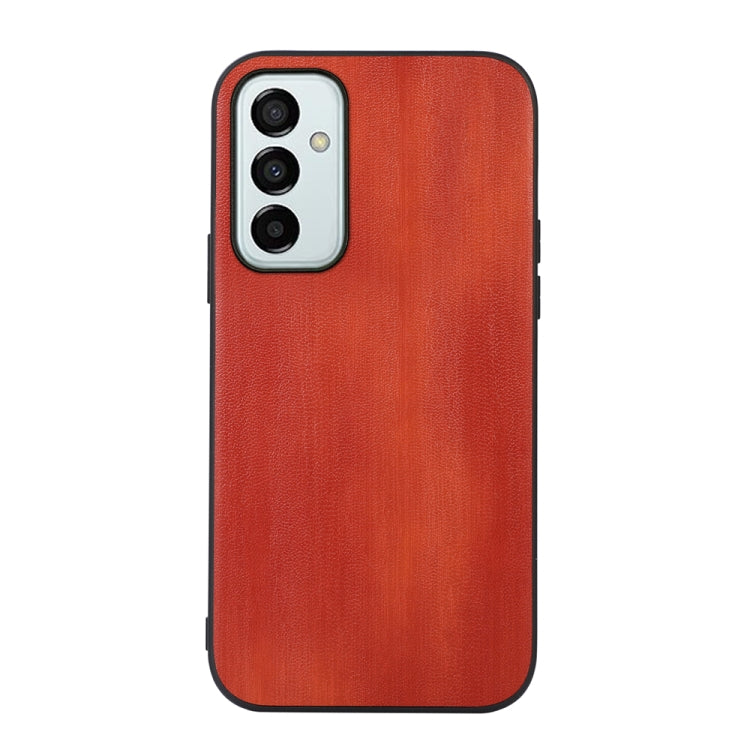 For Samsung Galaxy M23 / F23 5G Yellow Cow Texture PU Phone Case