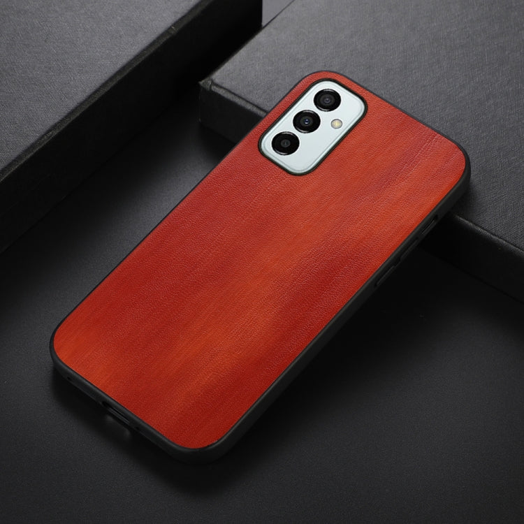 For Samsung Galaxy M23 / F23 5G Yellow Cow Texture PU Phone Case