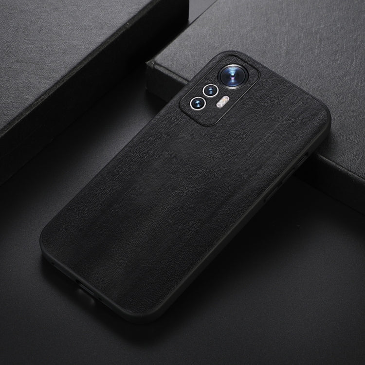 For Xiaomi 12 Lite Yellow Cow Texture PU Phone Case