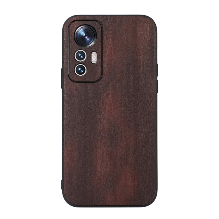 For Xiaomi 12 Lite Yellow Cow Texture PU Phone Case