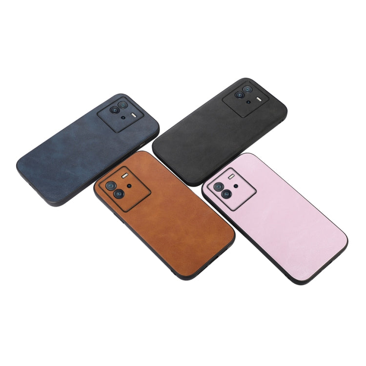 For vivo iQOO Neo6 Cowhide Texture PU Phone Case