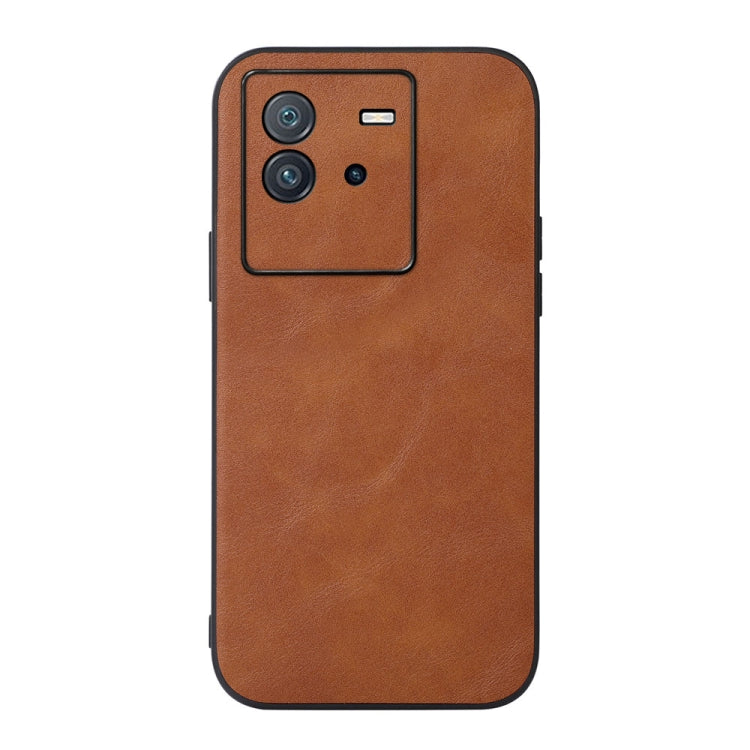For vivo iQOO Neo6 Cowhide Texture PU Phone Case