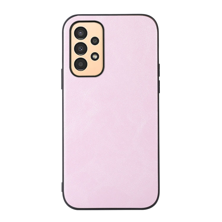 For Samsung Galaxy A13 4G Cowhide Texture PU Phone Case