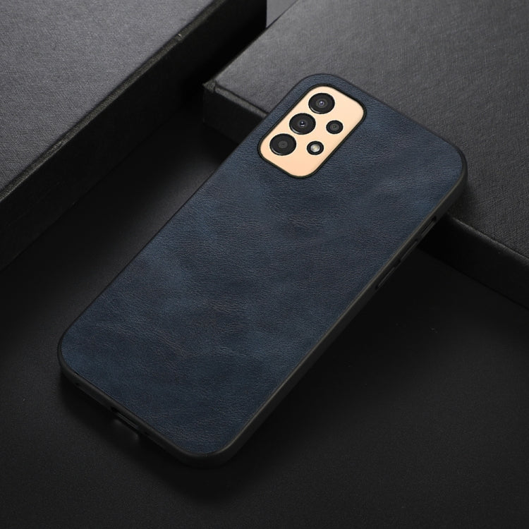 For Samsung Galaxy A13 4G Cowhide Texture PU Phone Case