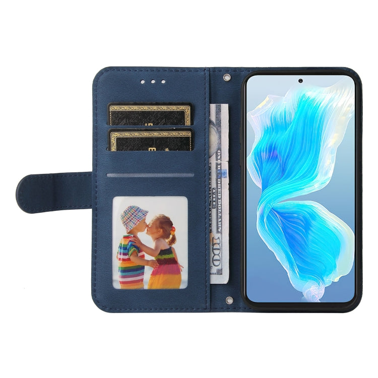 For Tecno Camon 18 Premier Skin Feel Life Tree Metal Button Leather Phone Case