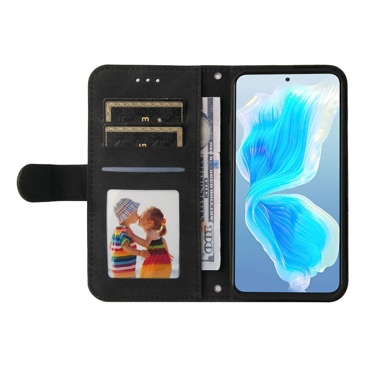 For Tecno Camon 18 Premier Skin Feel Life Tree Metal Button Leather Phone Case