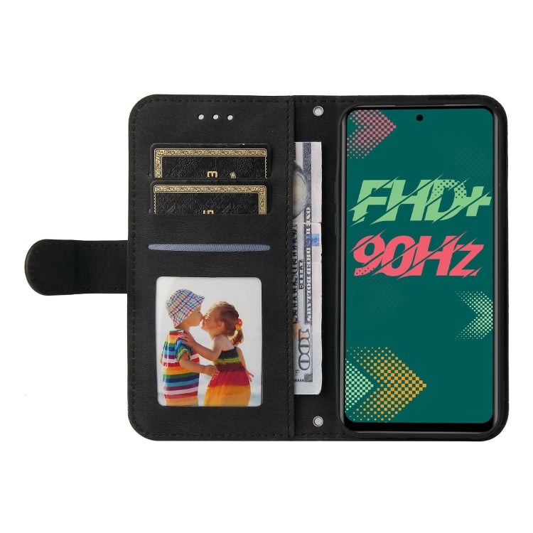 For Infinix Hot 11s Skin Feel Life Tree Metal Button Leather Phone Case