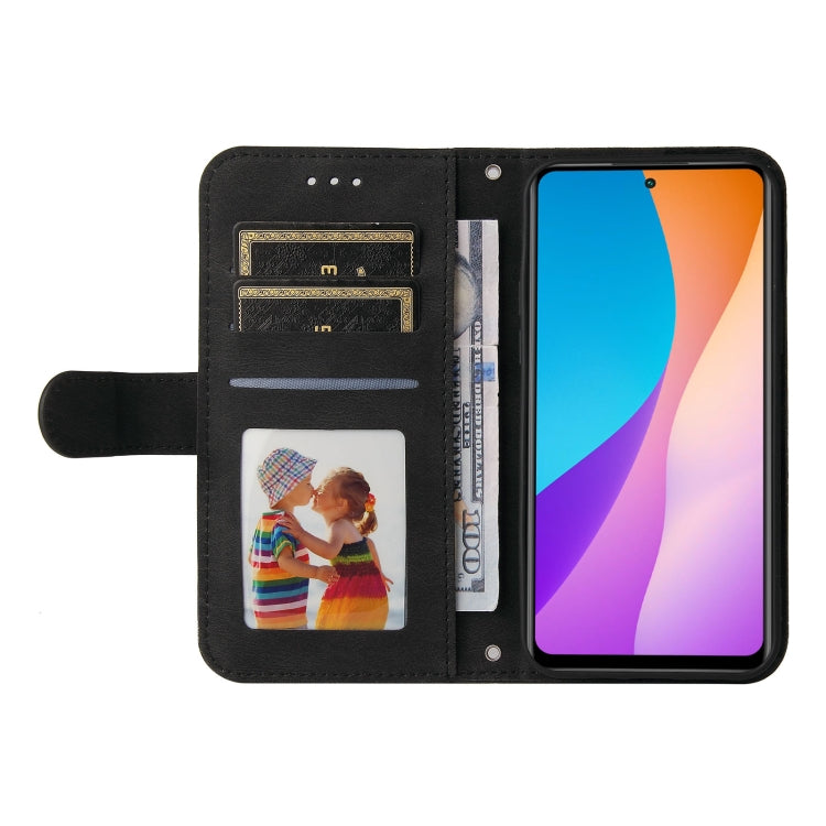 For Infinix Hot 11s NFC Skin Feel Life Tree Metal Button Leather Phone Case