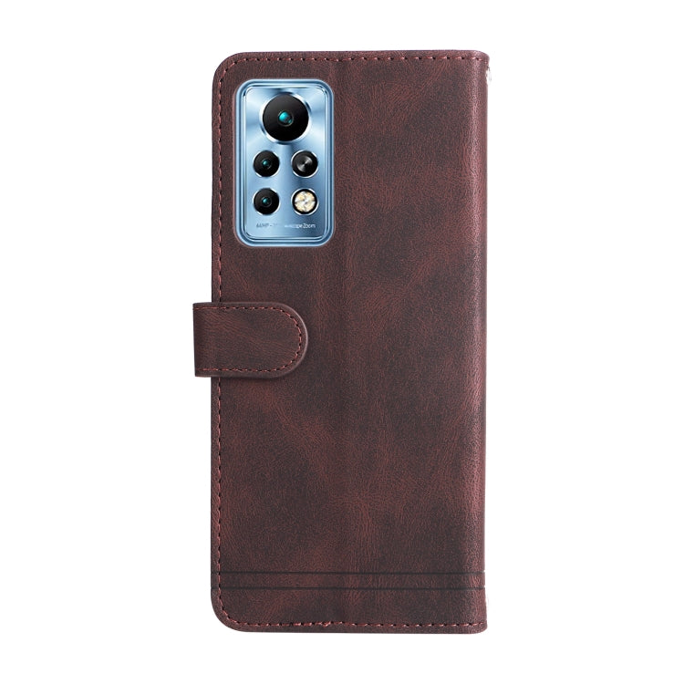 For Infinix Note 11 Pro / 11S / X697 Skin Feel Life Tree Metal Button Leather Phone Case