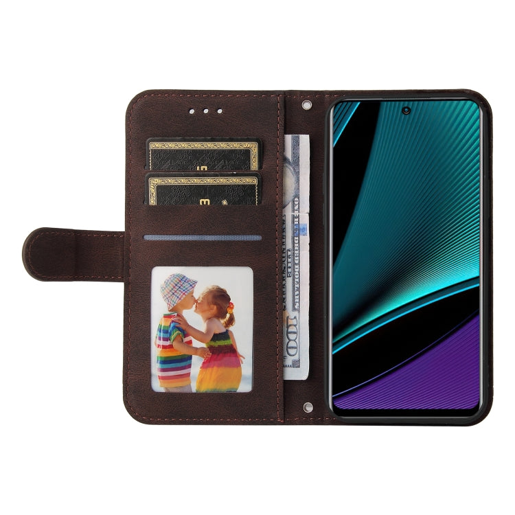 For Infinix Note 11 Pro / 11S / X697 Skin Feel Life Tree Metal Button Leather Phone Case