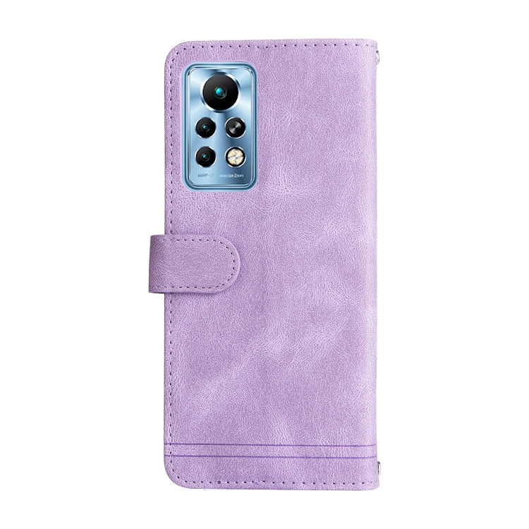 For Infinix Note 11 Pro / 11S / X697 Skin Feel Life Tree Metal Button Leather Phone Case