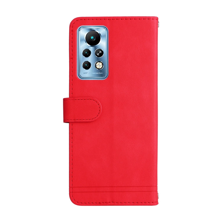 For Infinix Note 11 Pro / 11S / X697 Skin Feel Life Tree Metal Button Leather Phone Case