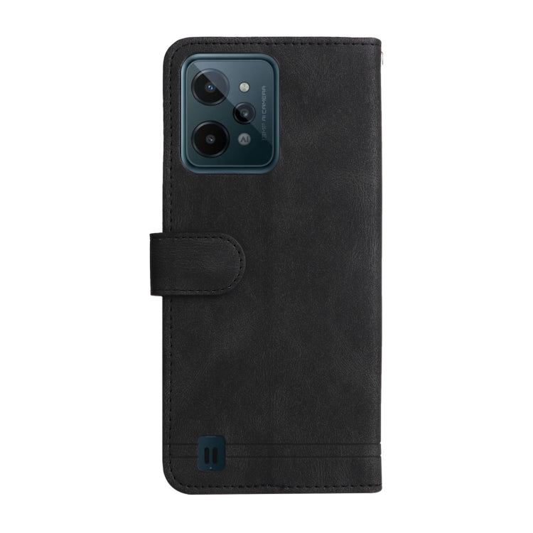 For OPPO Realme C31 Skin Feel Life Tree Metal Button Leather Phone Case