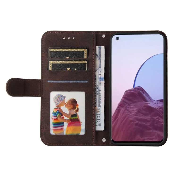 For OPPO A96 5G / Reno7 Z 5G / OnePlus Nord N20 5G Skin Feel Life Tree Metal Button Leather Phone Case