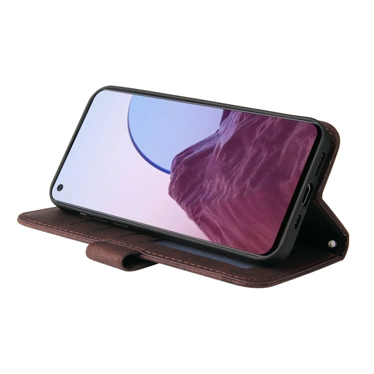 For OPPO A96 5G / Reno7 Z 5G / OnePlus Nord N20 5G Skin Feel Life Tree Metal Button Leather Phone Case