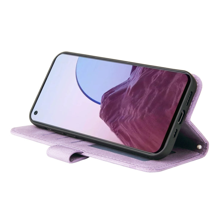 For OPPO A96 5G / Reno7 Z 5G / OnePlus Nord N20 5G Skin Feel Life Tree Metal Button Leather Phone Case