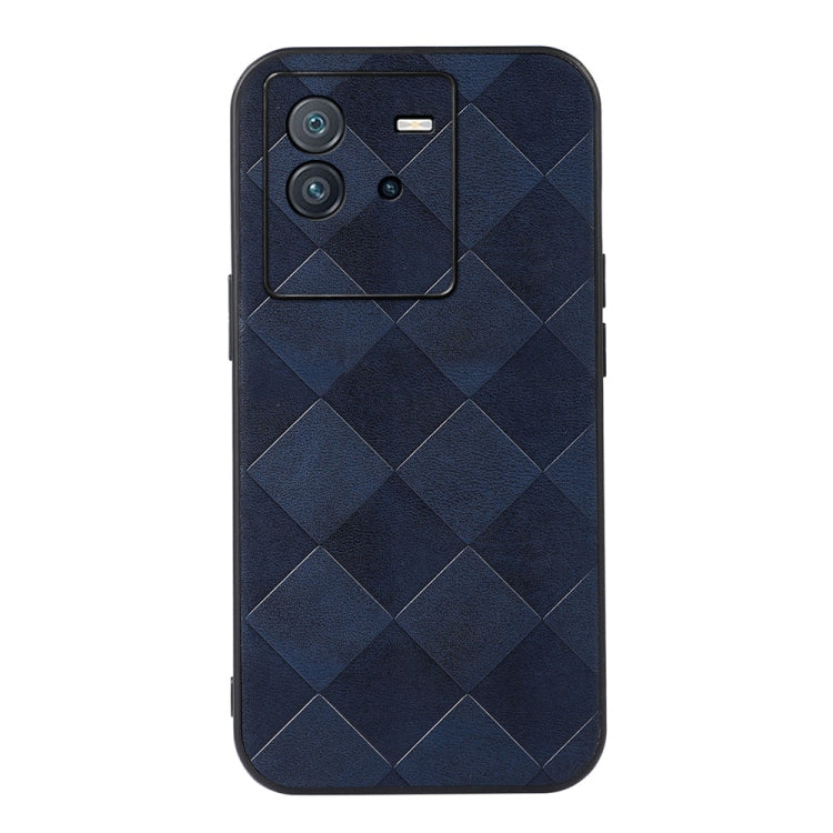 For vivo iQOO Neo6 Weave Plaid PU Phone Case