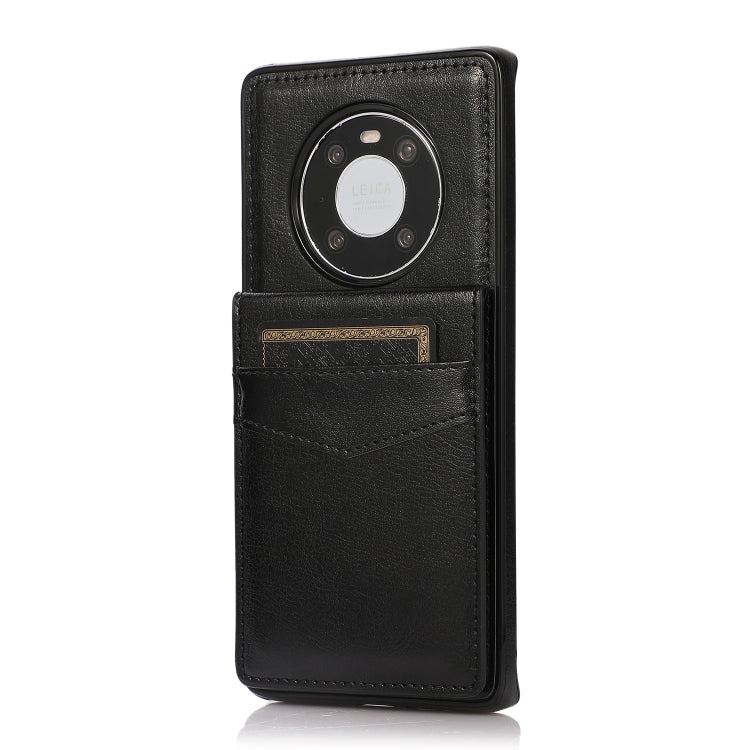 For Huawei Mate 40 Solid Color PC + TPU Protective Case with Holder & Card Slots