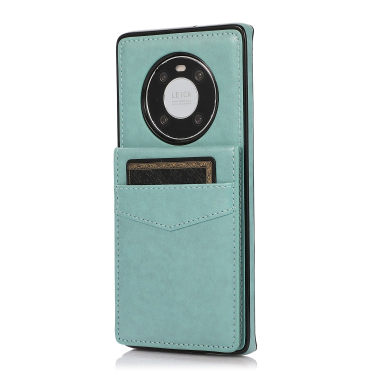 For Huawei Mate 40 Solid Color PC + TPU Protective Case with Holder & Card Slots