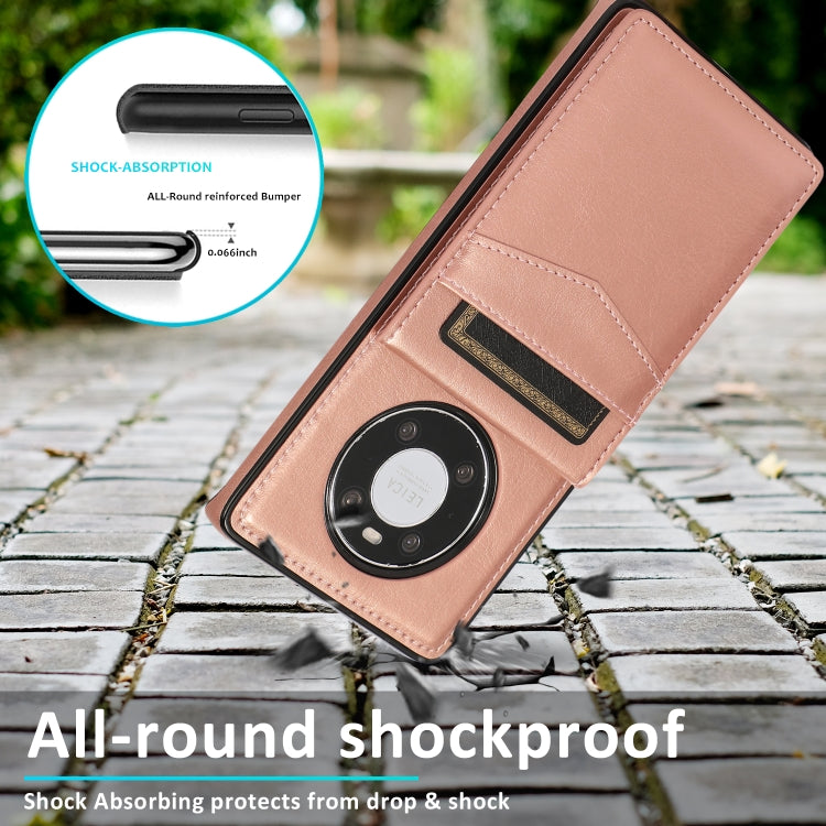 For Huawei Mate 40 Solid Color PC + TPU Protective Case with Holder & Card Slots