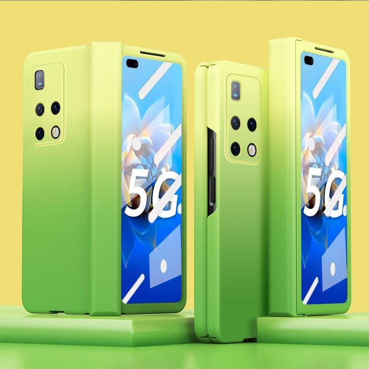 For Huawei Mate X2 Colorful Gradient Tempered Film Integrated Phone Case