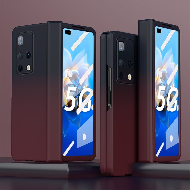 For Huawei Mate X2 Colorful Gradient Tempered Film Integrated Phone Case