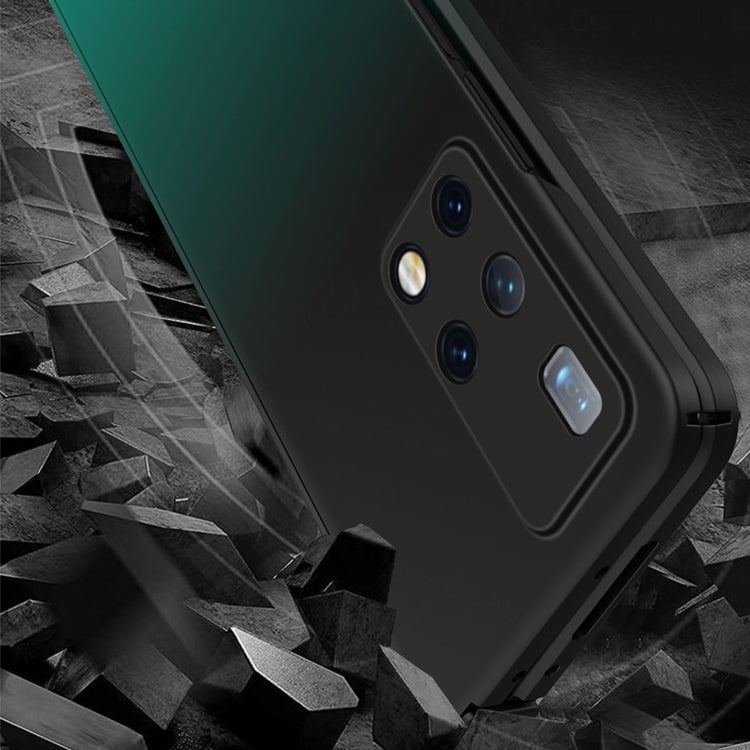 For Huawei Mate X2 Colorful Gradient Tempered Film Integrated Phone Case