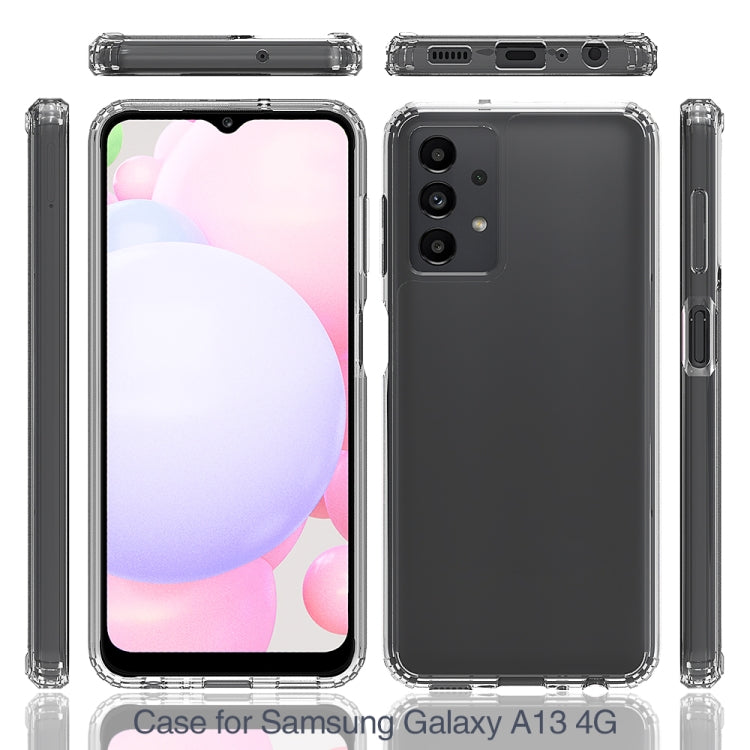 For Samsung Galaxy A13 4G Shockproof Scratchproof TPU + Acrylic Phone Case(Transparent)