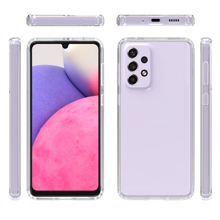 For Samsung Galaxy A33 5G Shockproof Scratchproof TPU + Acrylic Phone Case(Transparent)