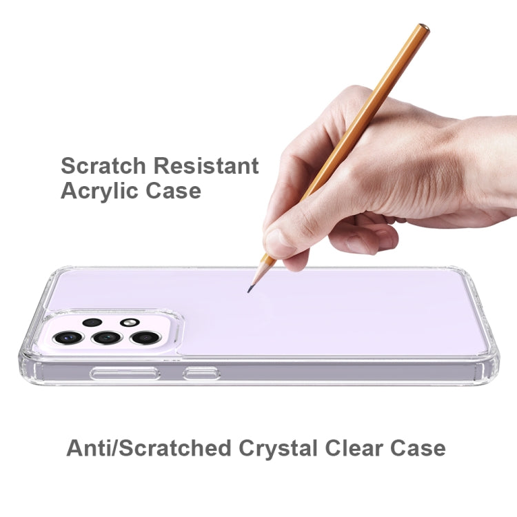 For Samsung Galaxy A33 5G Shockproof Scratchproof TPU + Acrylic Phone Case(Transparent)