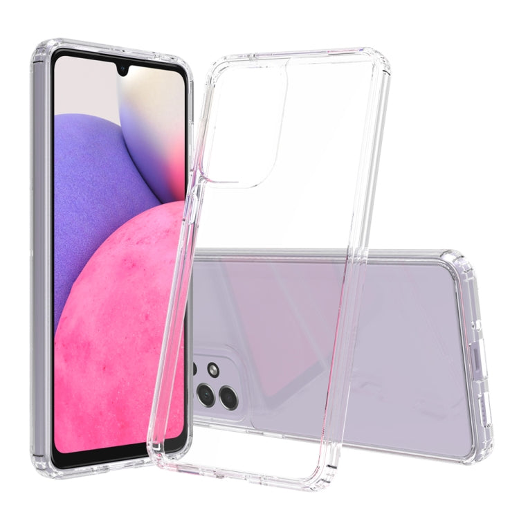 For Samsung Galaxy A53 5G Shockproof Scratchproof TPU + Acrylic Phone Case(Transparent)