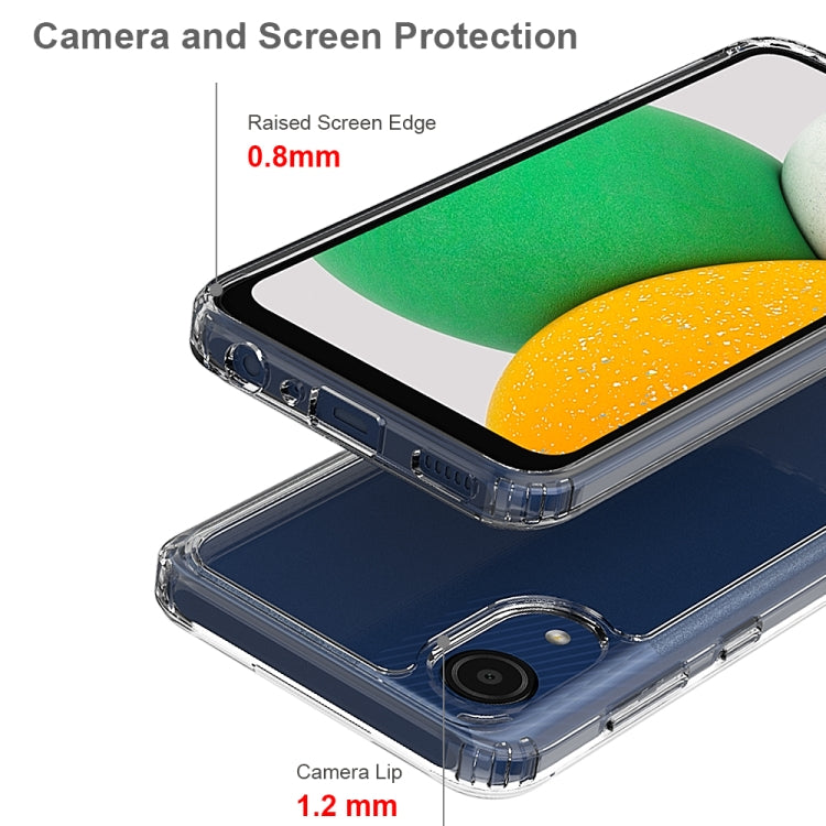 For Samsung Galaxy A03 Core Shockproof Scratchproof TPU + Acrylic Phone Case(Transparent)